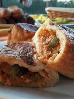 Una foto de Ximets (Bocadillitos rebozados fritos con pisto)
