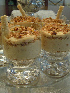 Una foto de Vasitos de mousse de turrón