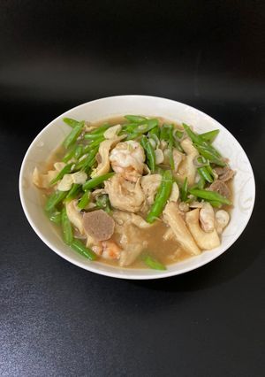Foto resep Tumis buncis jamur saus tiram