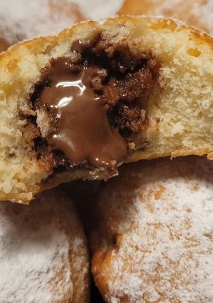 Nutellával töltött farsangi fánk (gluténmentes) recept fotója