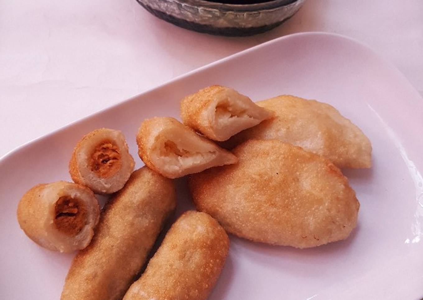 Pempek Dos isi Sosis dan Keju