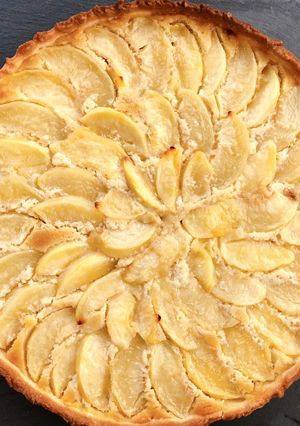Une photo de Tarte aux nectarines blanches