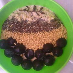 A picture of Blueberry Chia Overnight Oats.