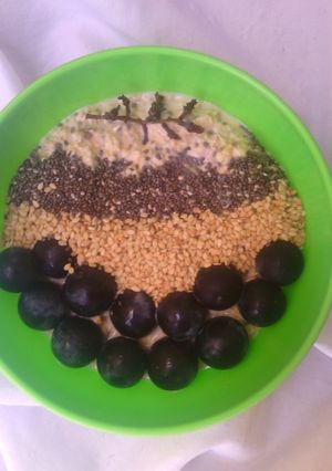 A picture of Blueberry Chia Overnight Oats.