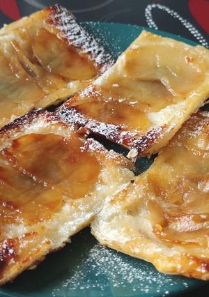 Almás-leveles süti recept fotója