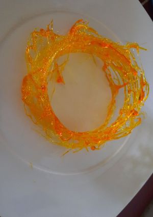 Una foto de Remolino de isomalt