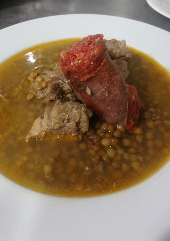 Una foto de Lentejitas con chorizo