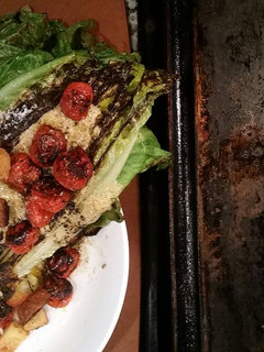 A picture of Seared Caesar Salad .