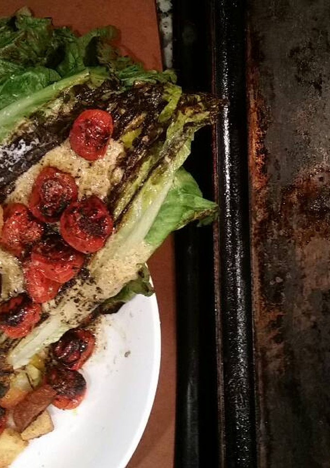 A picture of Seared Caesar Salad .