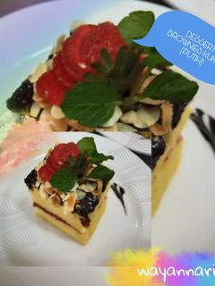 Foto resep Dessert Brownies kukus (putih)