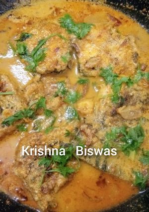 A picture of Fish Korma.
