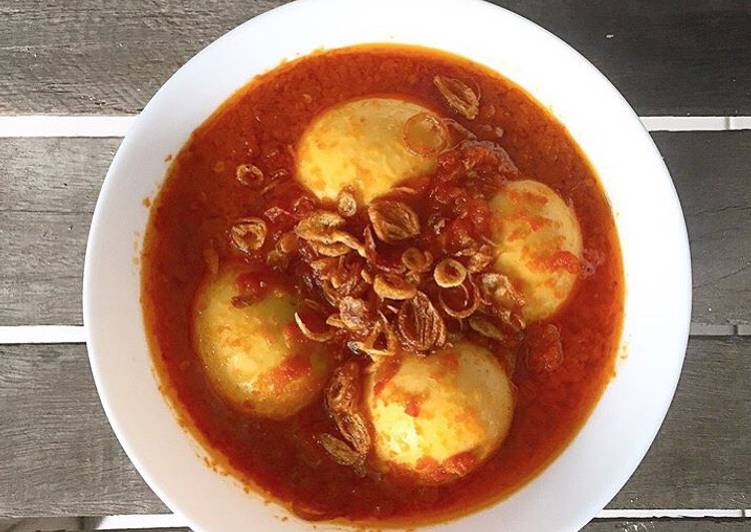 Resep Telur Balado Terfavorit Anti Gagal