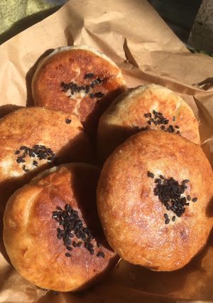 Hình của món PANCAKE KIỂU HÀN (NHÂN NGỌT).