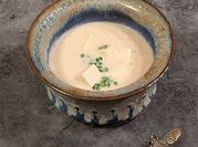 A picture of soy beans soup