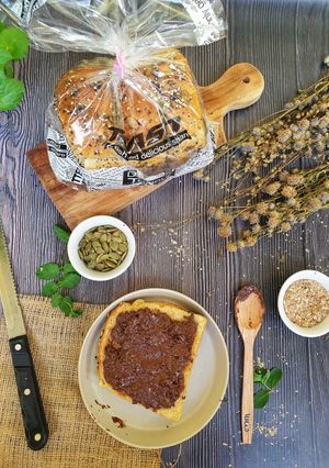 Foto resep Roti tawar gandum sourdough empuk