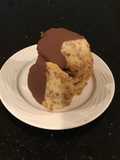 Milk Chocolate Dipped Toffee Shortbread Cookies