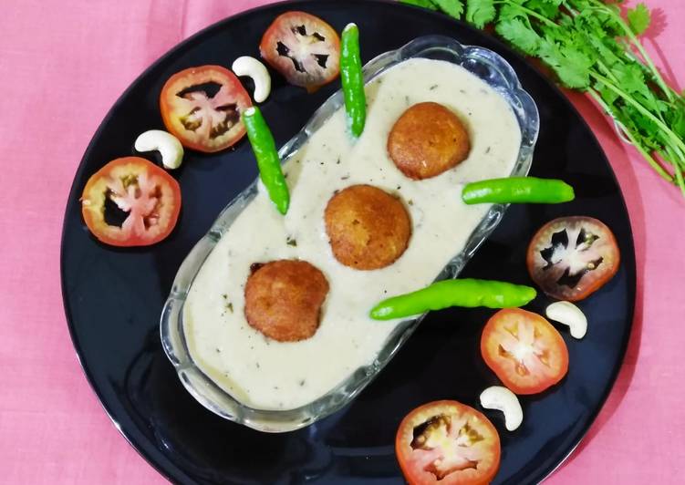 Recipe of Ultimate Malai kofta (in white curry)