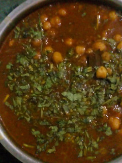 A picture of Kabuli Chana Chole.
