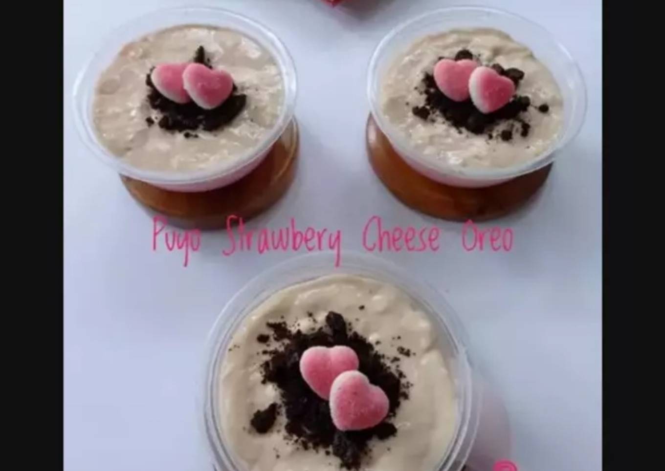 #450. Puyo Strawbery Cheese Oreo