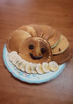 عکسی از دستور پنکیک🍯 (دروددد🥺)