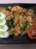 Nasi goreng oatmeal