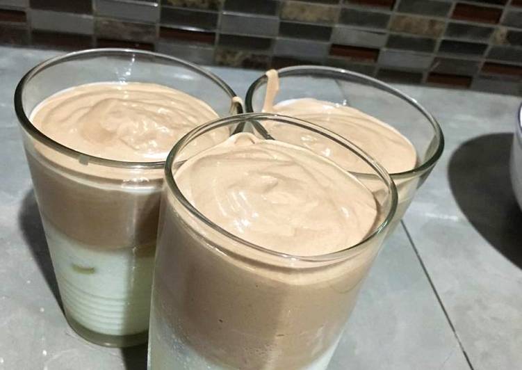 Resep Dalgona Milo with Whipped Cream | Cara Gampang Menyiapkan Dalgona Milo with Whipped Cream yang Menggugah Selera