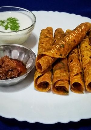 A picture of Methi Thepla.