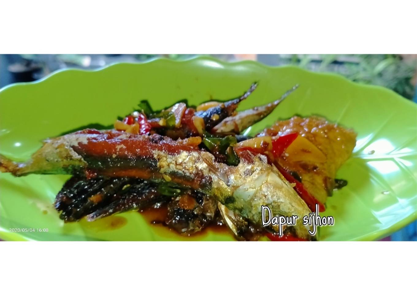 Ikan asin Lombok ijo