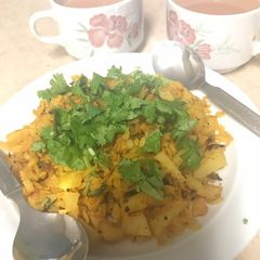 A picture of Kanda Batata Pohe.