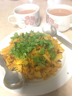 A picture of Kanda Batata Pohe.