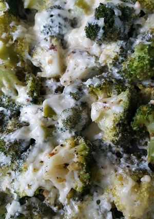 Una foto de Brocoli gratinado fácil