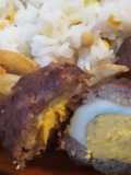 Carne rellena al horno. Diana
