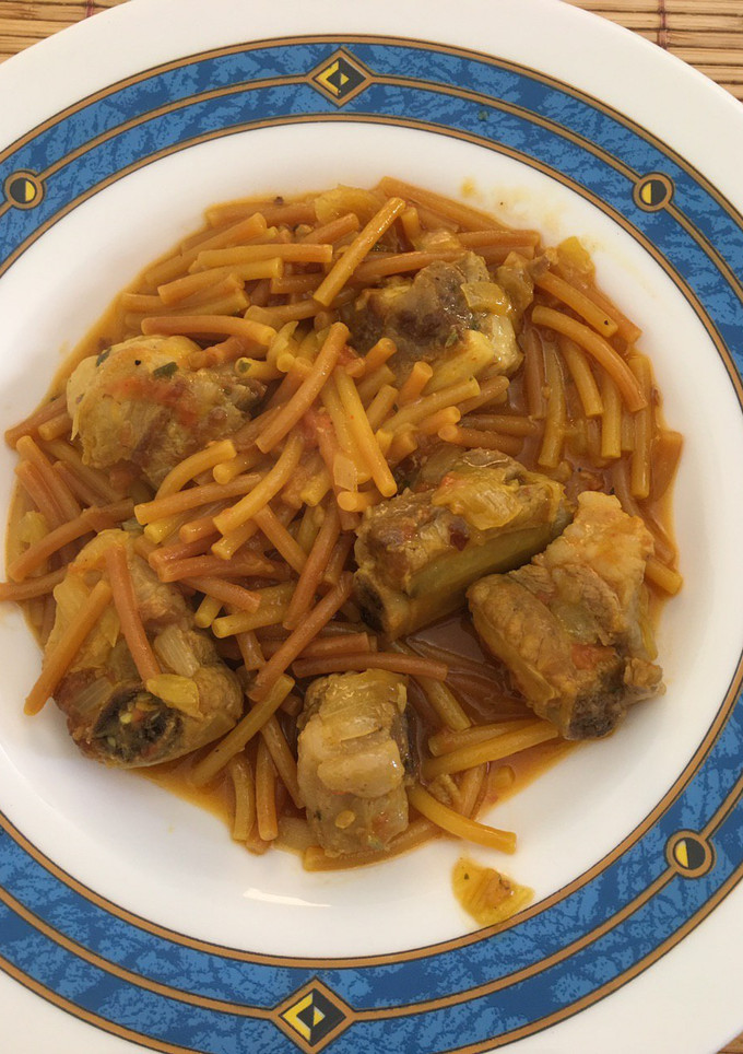 Una foto de Fideos a la cazuela