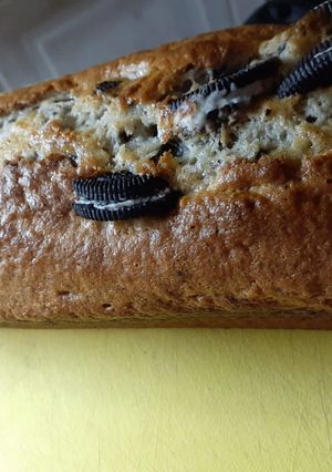 Una foto de Budín de banana y oreo también apto para veganos