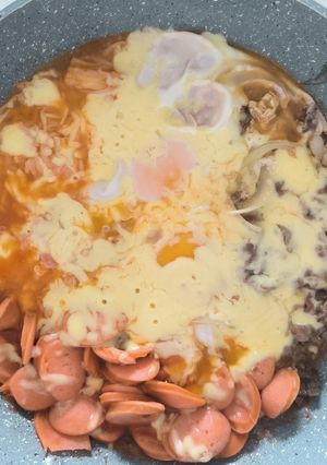 Hình của món Bò sốt phô mai.