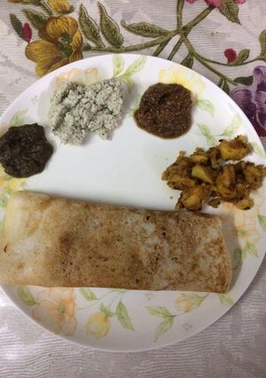 A picture of Masala dosa.