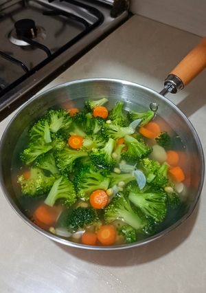 Foto resep Sayur Brokoli Wortel Jagung