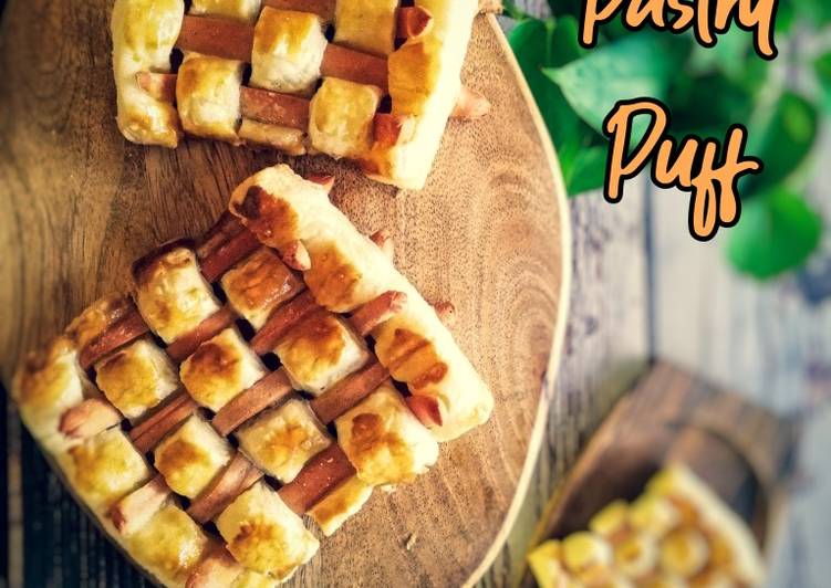 Cara Gampang Membuat Sausage Pastry Puff Anti Gagal