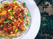 Una foto de basmati integral