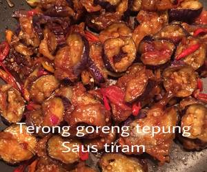 Resep Terbaik Terong goreng tepung saus tiram Praktis Enak