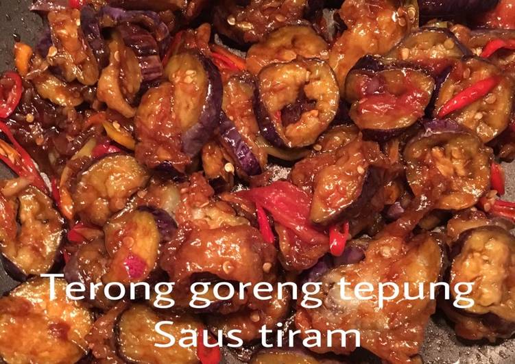 Terong goreng tepung saus tiram