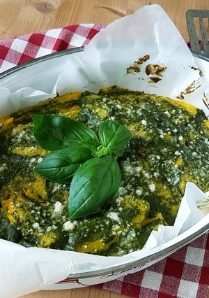 A picture of Roman-Style Gnocchi with Pesto.