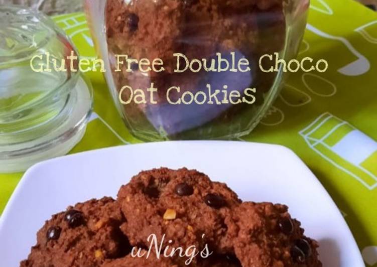 Resep Baru Gluten Free Double Choco Oat Cookies Praktis Enak