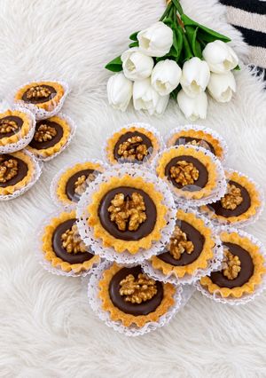 صورة لوصفة ☕تارتولات بالكراميل والشوكولا🍫
