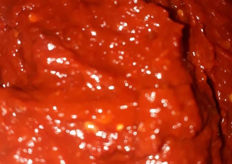 Recipe of Any-night-of-the-week Red Chilli Ki Chutney