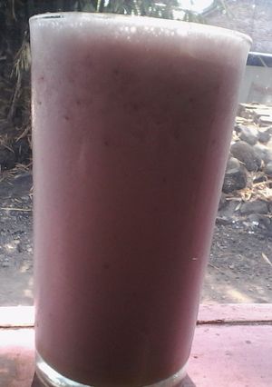 Foto resep Strawberry smoothie