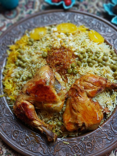 عکسی از دستور کاری پلو شیرازی