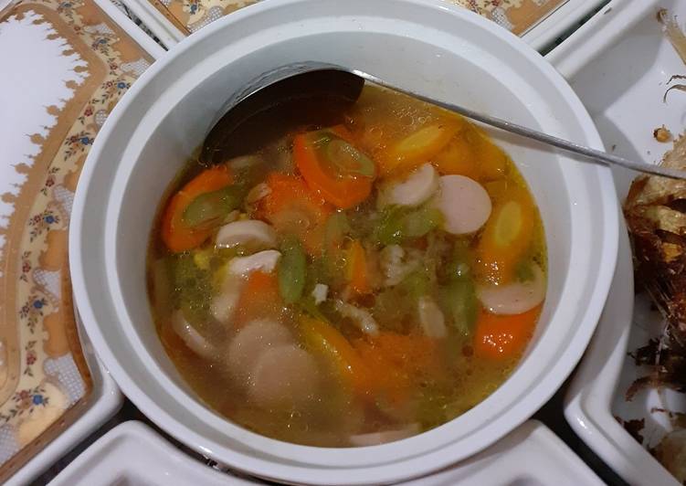 ala buat Capcay Kuah Apa Adanya 😄 yang kenyang