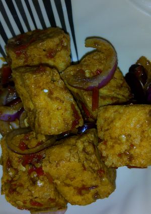 A picture of Awara vegetarian meat.