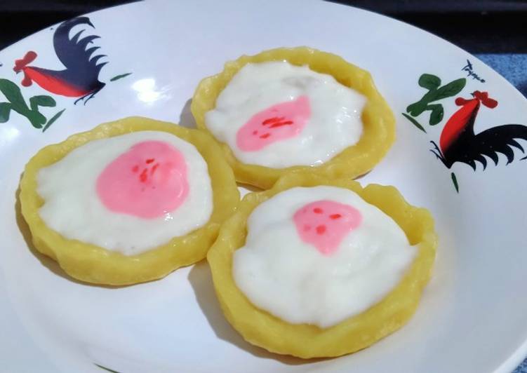 Pie Singkong Teflon + Vla Susu Lumer